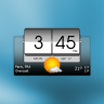 3D Flip Clock & Weather Icon