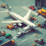 Airport City transport manager icon