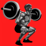Barbell Workout at Home & Gym Icon