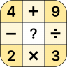 Crossmath - Math Puzzle Games Icon