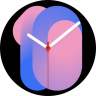Gradient number (Wear OS) icon