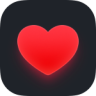 Heart rate measurement icon