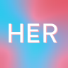 HER Lesbian, bi & queer dating Icon