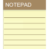 Notepad - simple notes icon