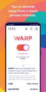 1.1.1.1 + WARP: Safer Internet 6.38.3 screenshot 2