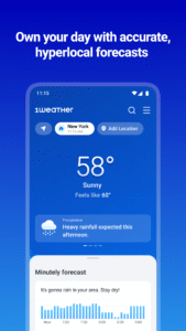1Weather Forecasts & Radar 9.3.4 screenshot 1