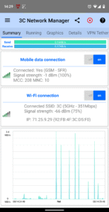 3C Network Manager 1.4.7 screenshot 1