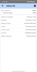 3C SQLite Manager (root) 1.2.3 screenshot 4