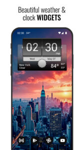3D Flip Clock & Weather 8.35.0 screenshot 1