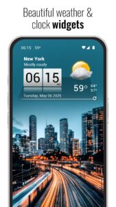 3D Sense Clock & Weather 8.35.17 screenshot 1
