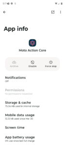 Moto Action Core 0.0.11 screenshot 2