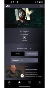 A&E: TV Shows That Matter 6.13.1_kindle screenshot 1