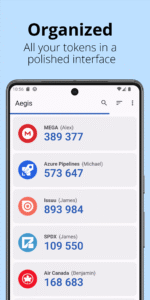 Aegis Authenticator - 2FA App 3.4-beta1 screenshot 1