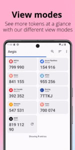 Aegis Authenticator - 2FA App 3.4-beta1 screenshot 7