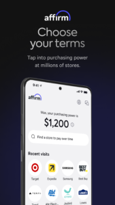Affirm: Buy now, pay over time 3.362.0 screenshot 1