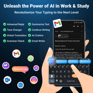 AI Keyboard: Writer, Grammar 134 137 screenshot 1
