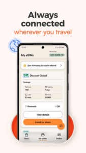 Airalo: eSIM for travel & data 1.67.0 screenshot 3