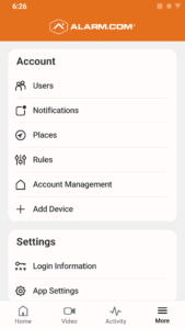 Alarm.com 5.7.6 screenshot 5