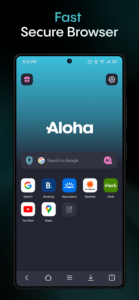 Aloha Browser (Beta) 7.4.2 screenshot 1