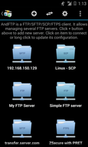 AndFTP File Manager 6.8 screenshot 1