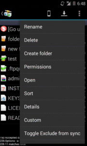 AndFTP File Manager 6.8 screenshot 5