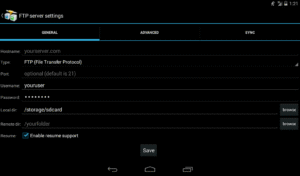 AndFTP File Manager 6.8 screenshot 10