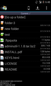AndFTP File Manager 6.7 screenshot 2