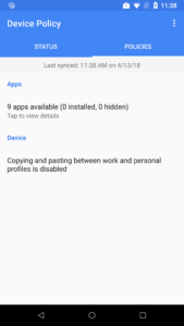 Android Device Policy 135.25.2 (10398120) screenshot 4