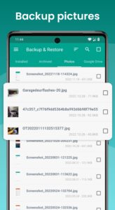 Backup and Restore - APP 7.6.4 screenshot 3