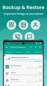 Backup and Restore - APP 7.4.9 screenshot 1