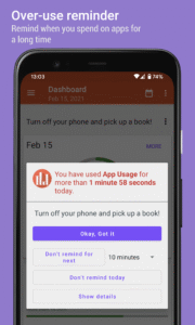 App Usage - Manage/Track Usage 5.97 screenshot 5