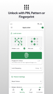 App Lock: Fingerprint, Pattern 6208-2r (Android 6213-4r screenshot 3