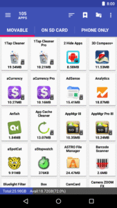 AppMgr III (App 2 SD) 5.97 screenshot 1