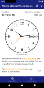 Atomic Clock & Watch Accuracy Tool (with NTP Time) 2.0.9 screenshot 1