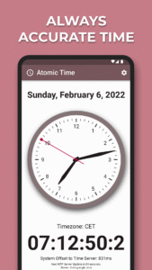 Atomic Time - NTP Clock Sync 1.10.2 screenshot 1