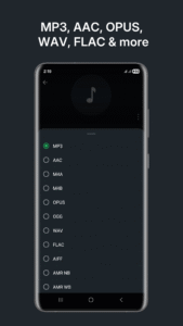 Audio Converter (MP3 AAC OPUS) 17.5 screenshot 2