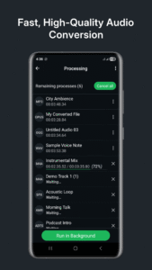 Audio Converter (MP3 AAC OPUS) 17.5 screenshot 6