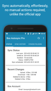 Autosync for Box - BoxSync 7.2.8 screenshot 2