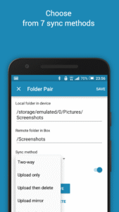 Autosync for Box - BoxSync 7.3.0 screenshot 5