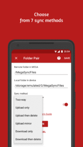 Autosync for MEGA - MegaSync 7.3.1 screenshot 5