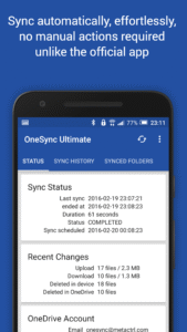 OneSync: Autosync for OneDrive 7.2.8 screenshot 2