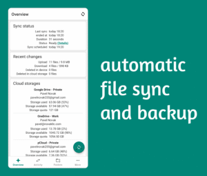 Autosync - File Sync & Backup 7.2.8 screenshot 1