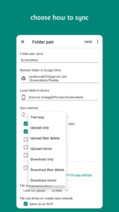 Autosync - File Sync & Backup 7.2.8 screenshot 4