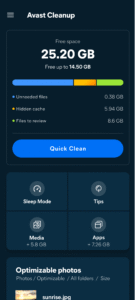 Avast Cleanup – Phone Cleaner 25.07.0 screenshot 1