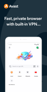 Avast Secure Browser 8.15.0 screenshot 1