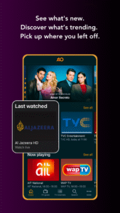 AVO TV - Live and on-demand TV 10.6.3 screenshot 1