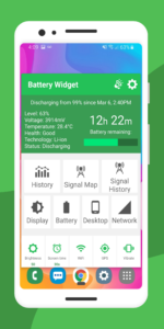 Battery Widget % Level Plus 8.2.21 screenshot 1