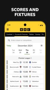 BBC Sport - News & Live Scores screenshot 5