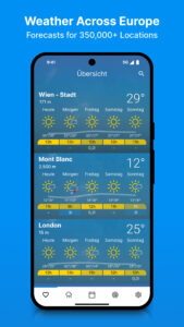 bergfex: weather & rain radar 3.21.1 screenshot 1