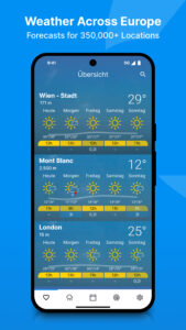 bergfex: weather & rain radar 4.2.2 screenshot 1